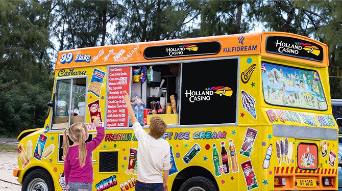 Holland Casino wil met een bus vol snoep nieuwe klantjes gaan werven