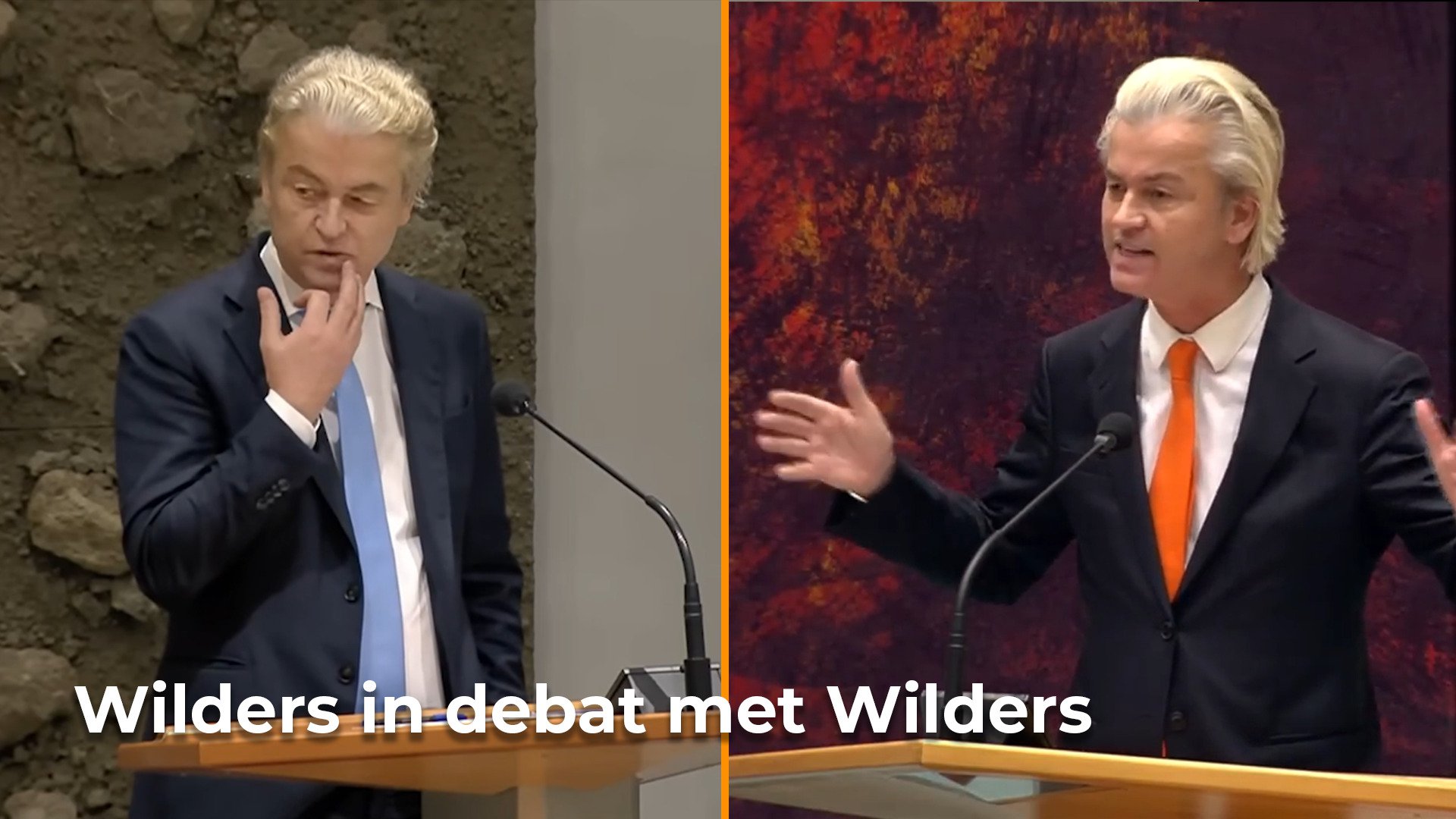 Wilders in debat met Wilders cover