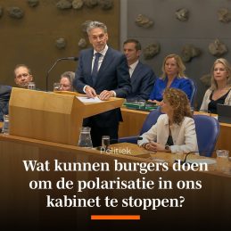 Wat kunnen burgers doen om de polarisatie in ons kabinet te stoppen? cover