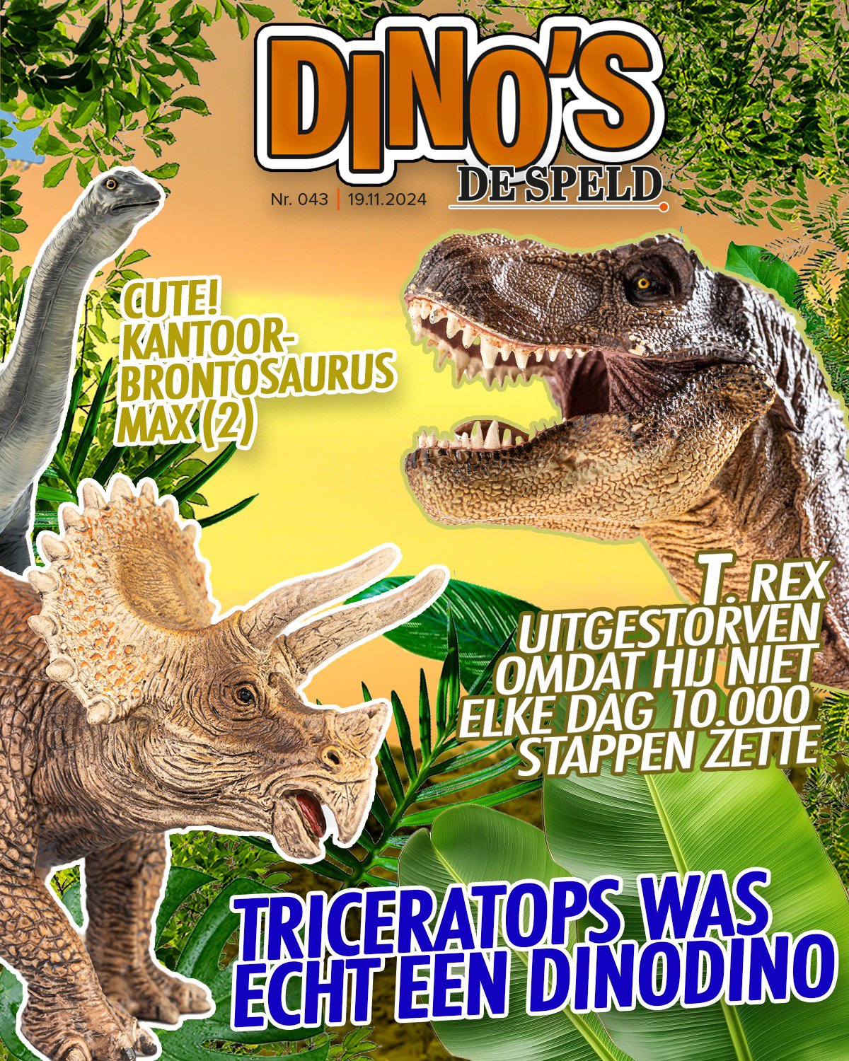 De Speld Magazine: Triceratops was echt een dinodino