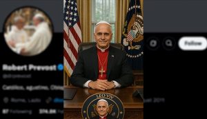 Nieuwe paus plaatst AI-afbeelding van zichzelf als president van de VS cover