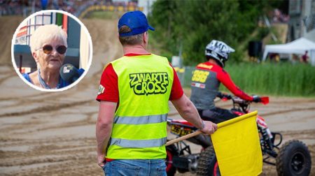 Orgel Joke vervangt ook uitvallende motorcoureur op Zwarte Cross