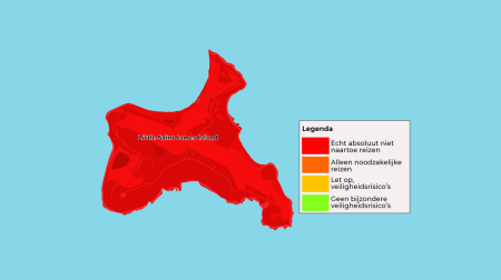 Rijksoverheid benadrukt: nog altijd zeer negatief reisadvies voor Epstein Island