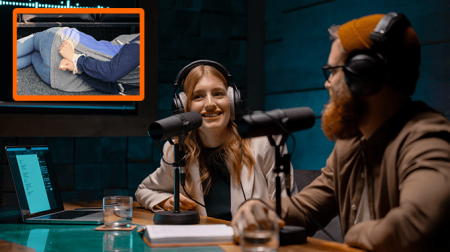 Vastgebonden vrouw in kofferbak hoopt dat ze sympathiek overkomt in true crime-podcast