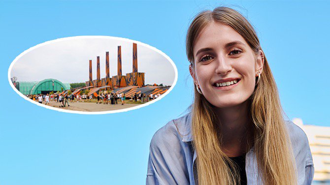 ​Emma (19) puzzelt al weken voor Lowlands naar welke merk-activaties ze gaat cover