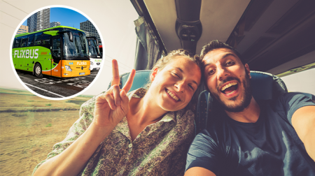 Dirk en Manon nemen de Flixbus naar Milaan om vanuit daar goedkoper naar Rome te vliegen
