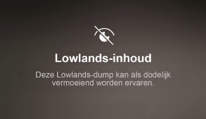 Instagram waarschuwt gebruikers na Lowlands-weekend cover