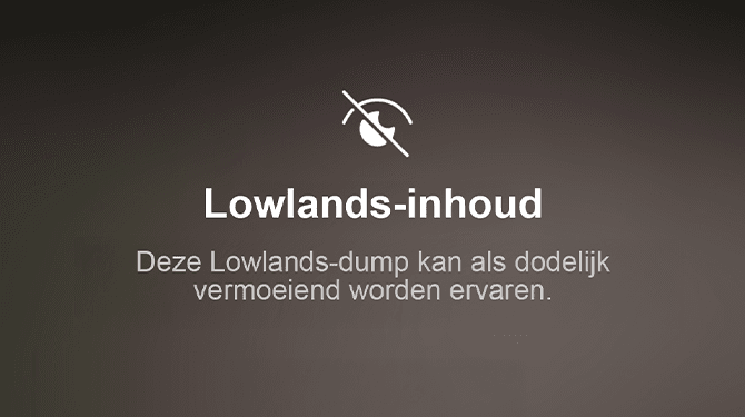 Instagram waarschuwt gebruikers na Lowlands-weekend cover