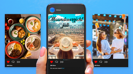 Laat ook eens op Instagram zien dat je een maand hebt gehad