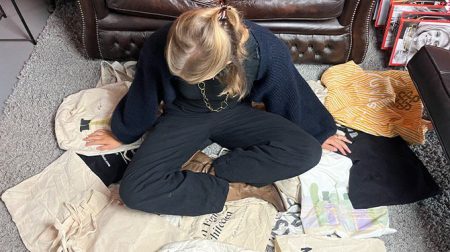 Isa heeft dit jaar al 43 duurzame linnen tassen gekocht
