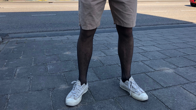 industrie Sloppenwijk Ounce Stijladvies: 'Een korte broek kan prima mannen, mits je ook een panty  draagt'